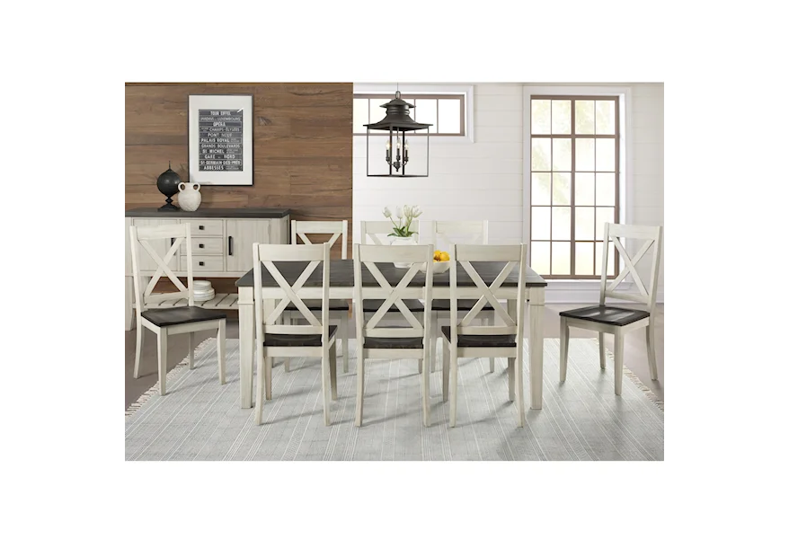 Huron Transitional Table and Chair Set by AAmerica at Esprit Decor Home Furnishings